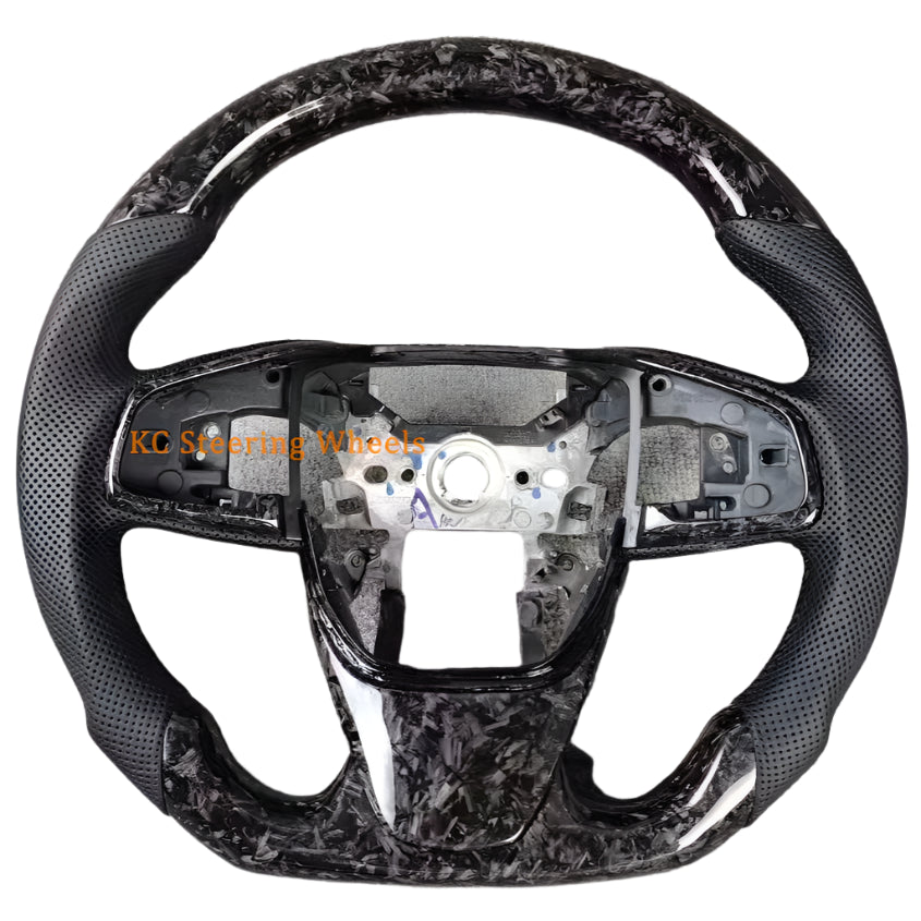 2016-2021 Honda Civic Custom Carbon Fiber Steering Wheel