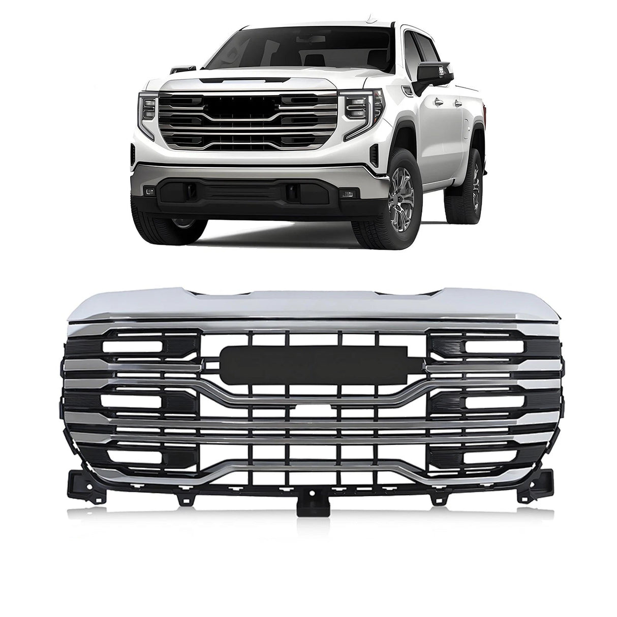 2022-2026+ GMC Sierra 1500 Painted Denali AT4 Grill