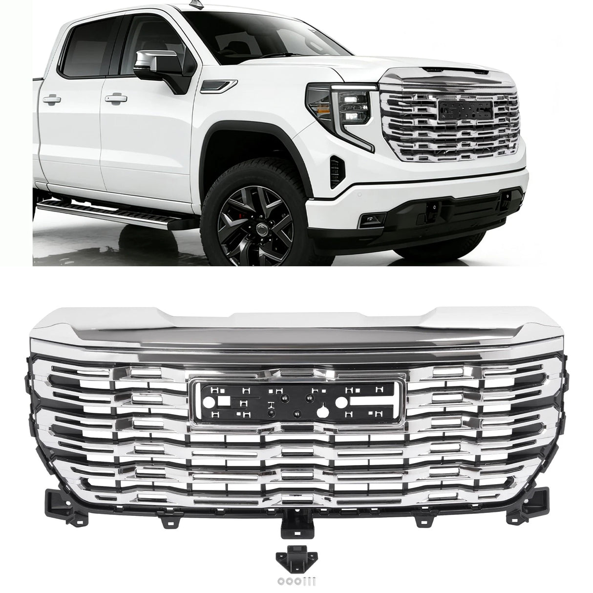 2022-2026+ GMC Sierra 1500 Painted Denali AT4 Grill