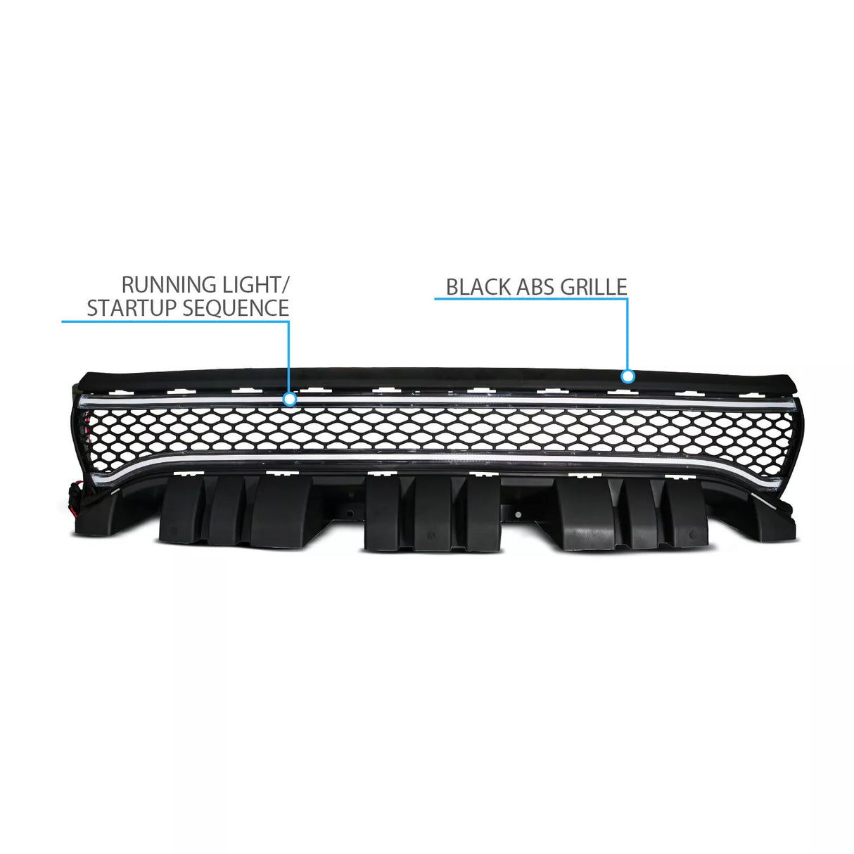 2015-2023 Dodge Charger ANIMATED STARTUP LED DRL Grill Light Assembly