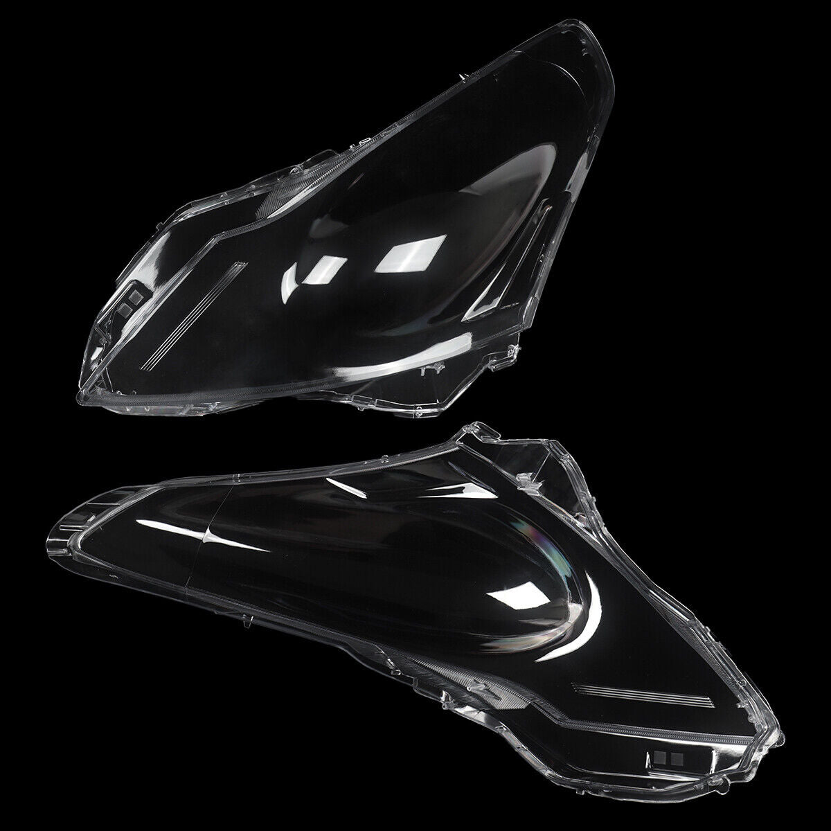 2010-2015 Infiniti G37 G25 Q40 Sedan Headlight Lens Covers Left LH Right RH (Pair)