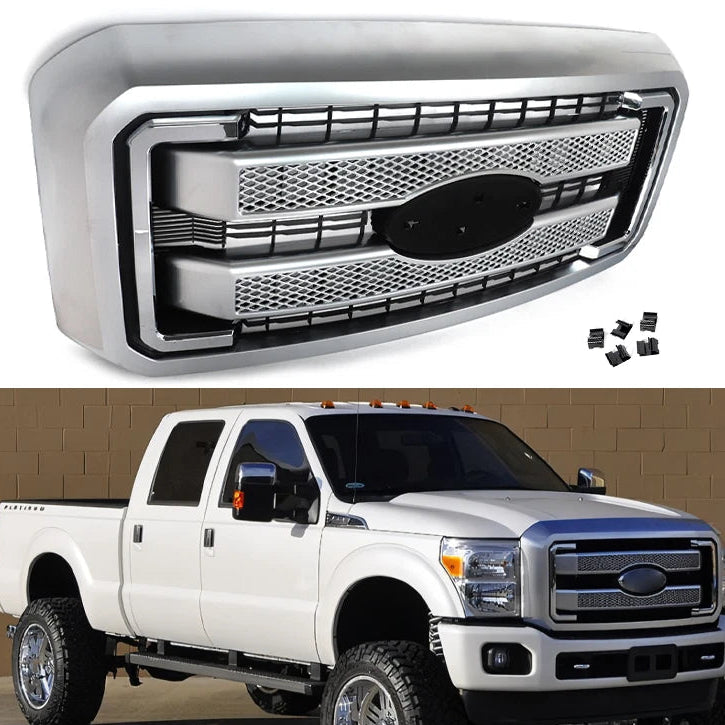 2011-2016 Ford Super Duty F250/F350 Platinum Grill (Painted)