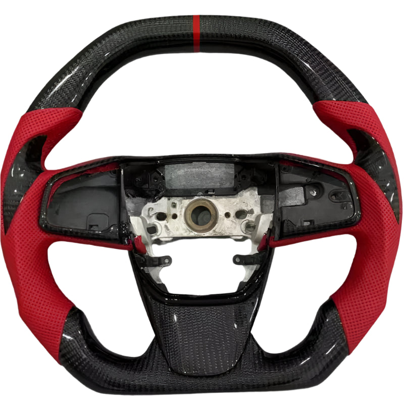 2016-2021 Honda Civic Custom Carbon Fiber Steering Wheel