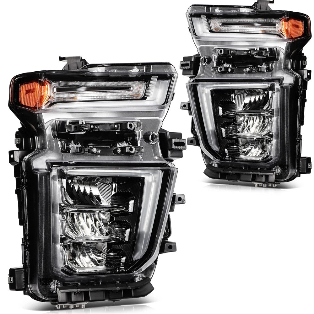 2020-2023 Chevy Silverado HD 2500 LED Headlight Conversion Harness Kit (Pair)