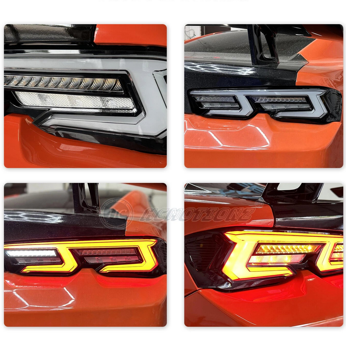 2019+ Chevy Camaro Clear Euro Style LED Tail Lights