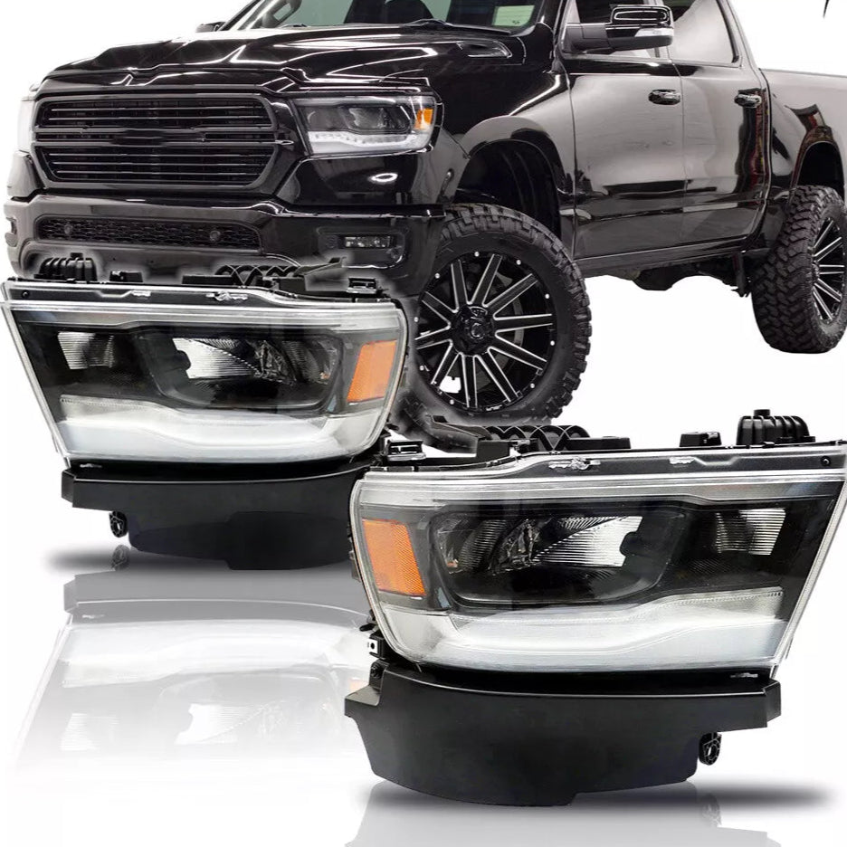 2019-2024 Ram 1500 LED Headlight Conversion Adapter Harness (Pair)