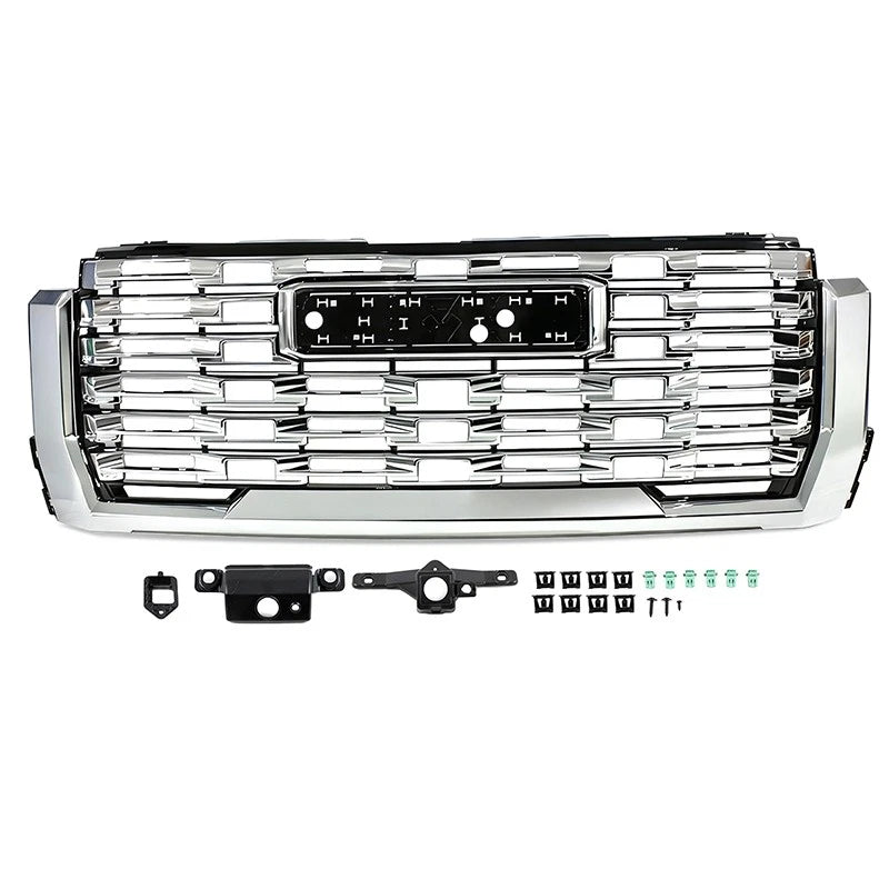 2024-2026+ GMC Sierra HD Painted AT4 Denali Grill - AutoLEDTech.com
