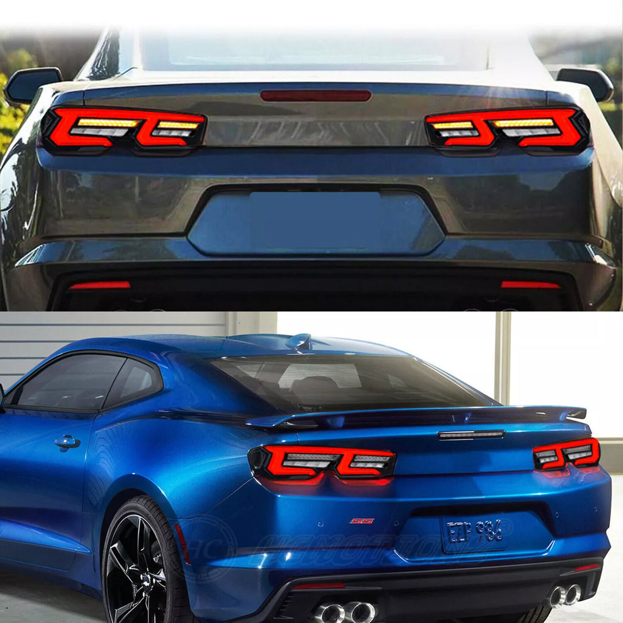 2019+ Chevy Camaro Clear Euro Style LED Tail Lights