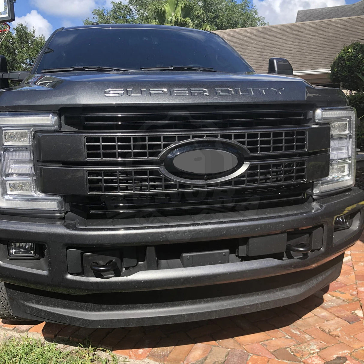 2017-2019 Ford Super Duty F250/F350 Platinum Grill - AutoLEDTech.com