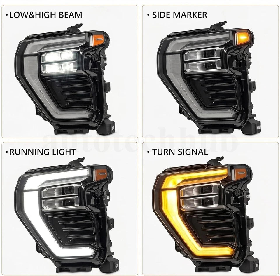 2020-2023 to 24+ Chevy Silverado HD 2500 LED Headlight Conversion Harness Kit - AutoLEDTech.com