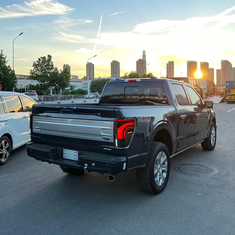2021-2026 Ford F150 & Raptor Red/Smoked 24+ Style LED Tail Lights - Fits all models