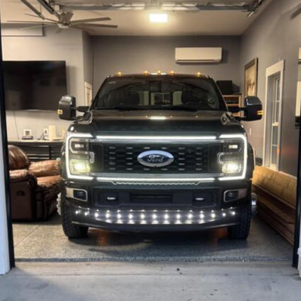 Ford Super Duty LED Front Valance Accent Running Lights Kit - AutoLEDTech.com