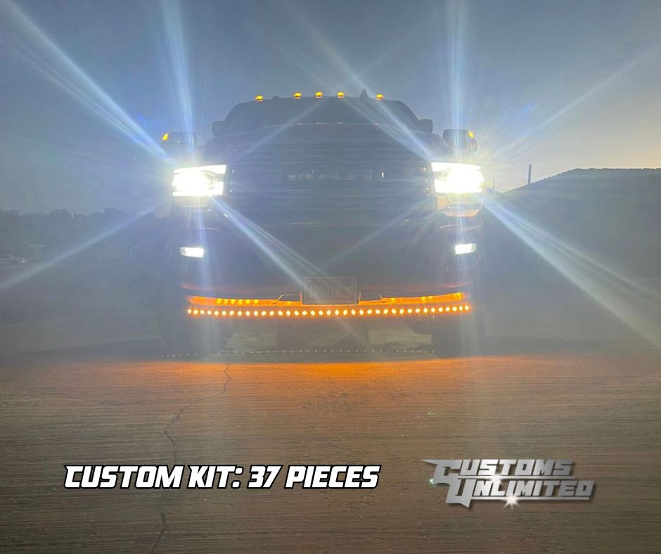 Semi Truck LED Bumper Accent Running Lights Kit - AutoLEDTech.com