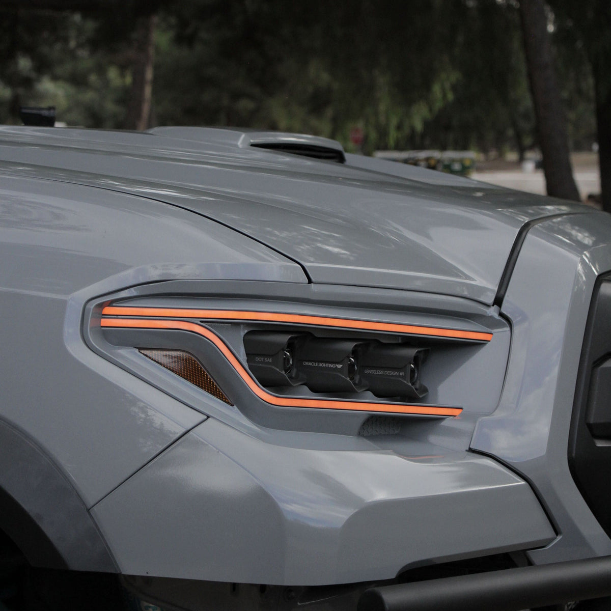 Paint-matched ORACLE Lensless Tacoma headlights