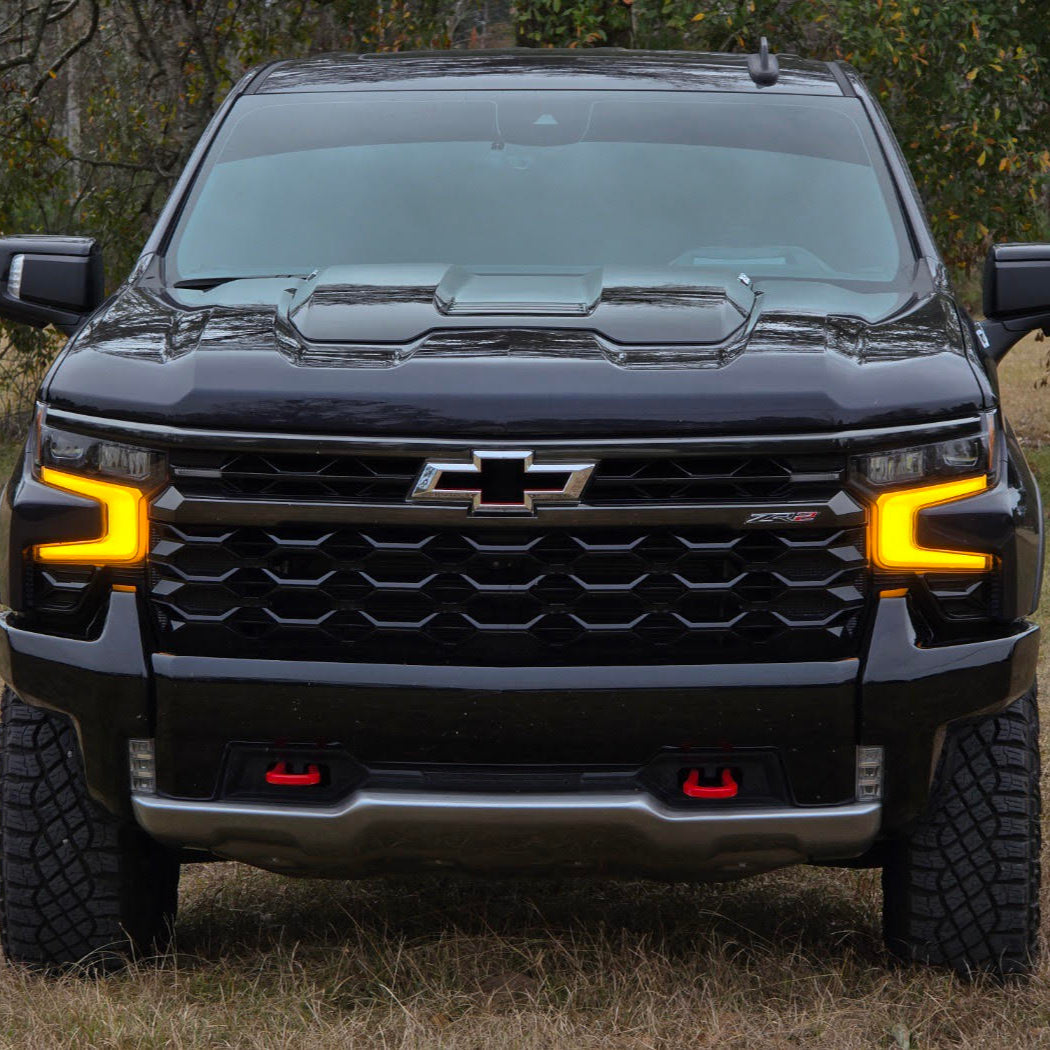 2022+ Chevy Silverado 1500 Amber DRL Headlight Harness Kit