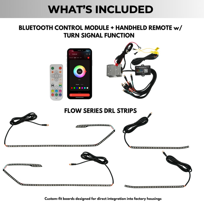 2025-2026 Kia K5 RGBW Flow Series LED DRL Board Kit