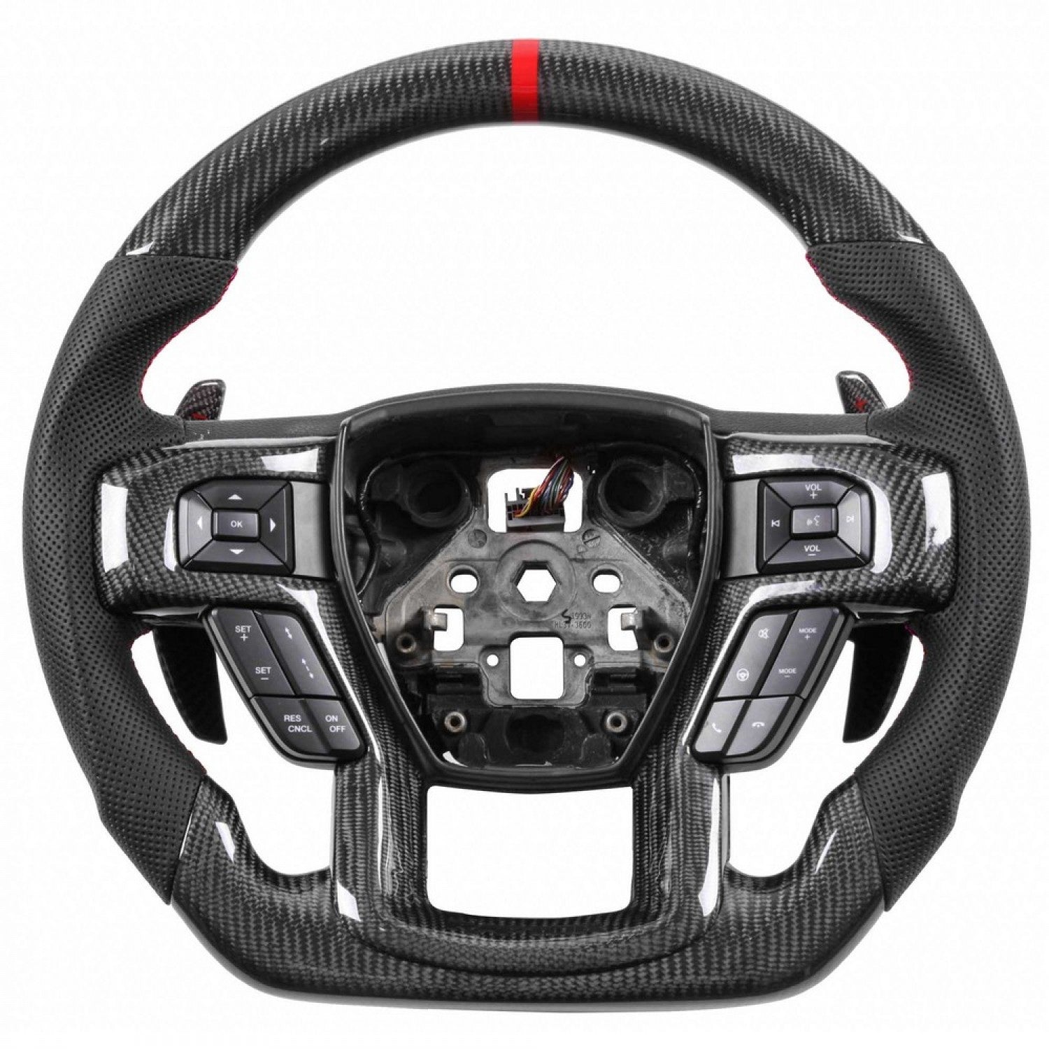 2017-2022 Ford Super Duty F250 Custom Carbon Fiber Heated Steering Wheel w/ LED Display