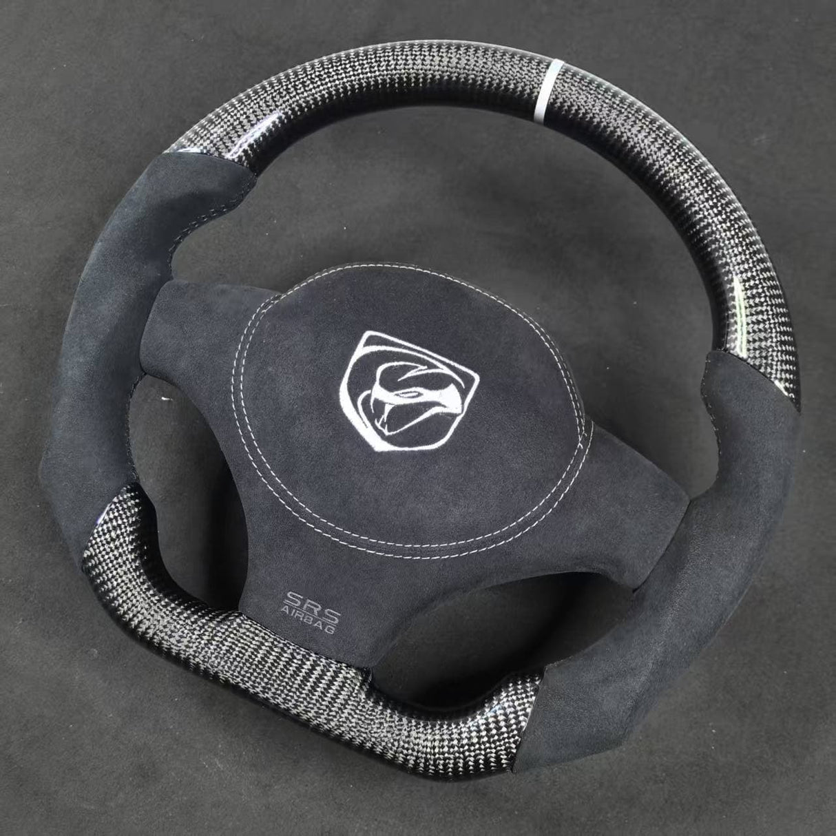 1996-2010 Dodge Viper Custom Carbon Fiber LED Steering Wheel