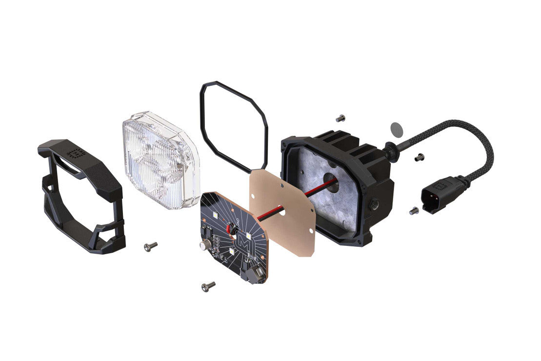 2019-2023 Ram 1500 4Banger LED Fog Light Pod Assemblies LED headlight kit AutoLEDTech Oracle Lighting Trendz Flow Series RGBHaloKits OneUpLighting Morimoto