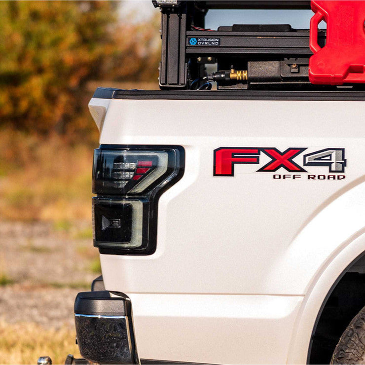 2015-2020 Ford F-150 & Raptor Red/Smoked Full LED Tail Lights - Fits all models LED headlight kit AutoLEDTech Oracle Lighting Trendz Flow Series RGBHaloKits OneUpLighting Morimoto