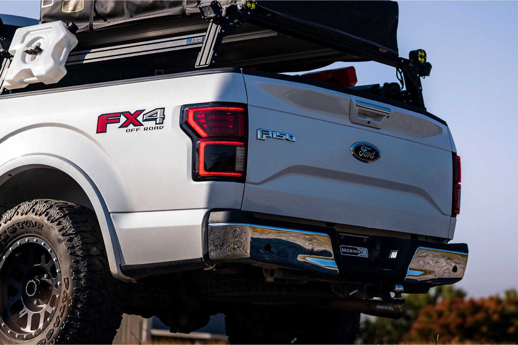 2015-2020 Ford F-150 & Raptor Red/Smoked Full LED Tail Lights - Fits a