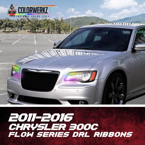 2011-2023 Chrysler 300 C SRT RGBW Color-Chasing LED DRL Boards LED headlight kit AutoLEDTech Oracle Lighting Trendz Flow Series RGBHaloKits OneUpLighting Morimoto