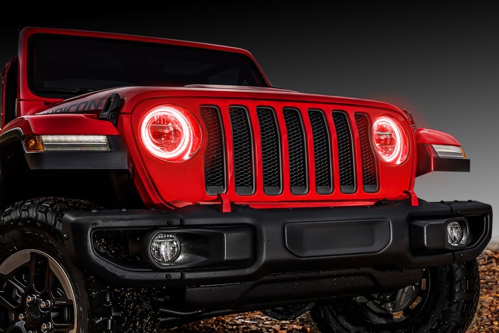 2018-2023+ Jeep Wrangler/Gladiator JL JT RGBW LED DRL Board Kit LED headlight kit AutoLEDTech Oracle Lighting Trendz Flow Series RGBHaloKits OneUpLighting Morimoto