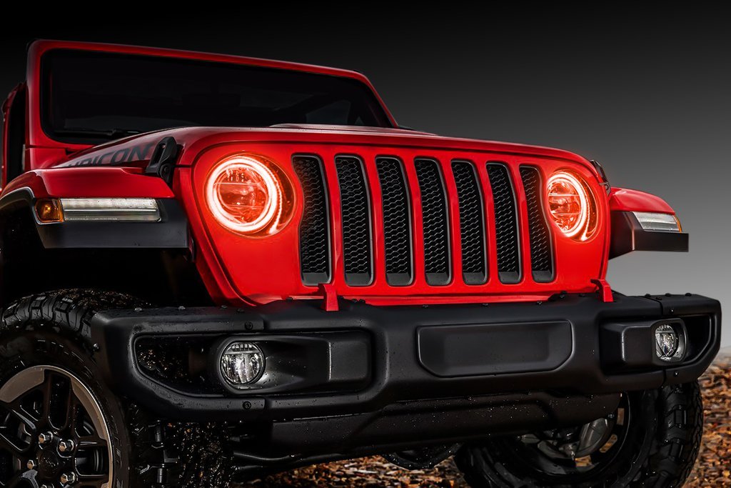 2018-2023+ Jeep Wrangler/Gladiator JL JT RGBW LED DRL Board Kit LED headlight kit AutoLEDTech Oracle Lighting Trendz Flow Series RGBHaloKits OneUpLighting Morimoto