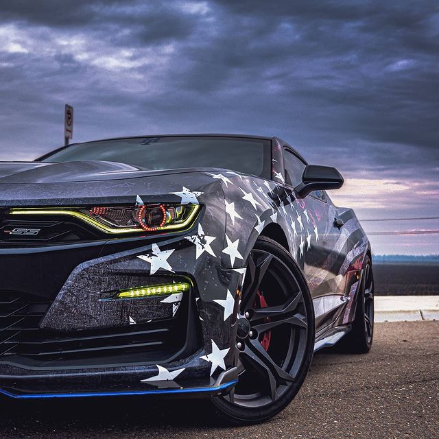 2019-2023 Chevrolet Camaro LT RS SS RGBW LED DRL Prebuilt Headlights & Fog Lights (Color-Changing) LED headlight kit AutoLEDTech Oracle Lighting Trendz Flow Series RGBHaloKits OneUpLighting Morimoto