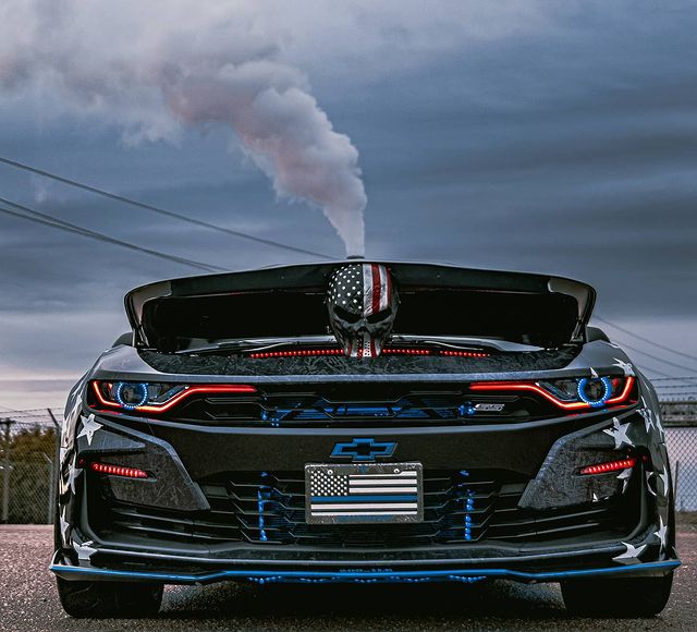 2019-2023 Chevrolet Camaro LT RS SS RGBW LED DRL Prebuilt Headlights & Fog Lights (Color-Changing) LED headlight kit AutoLEDTech Oracle Lighting Trendz Flow Series RGBHaloKits OneUpLighting Morimoto