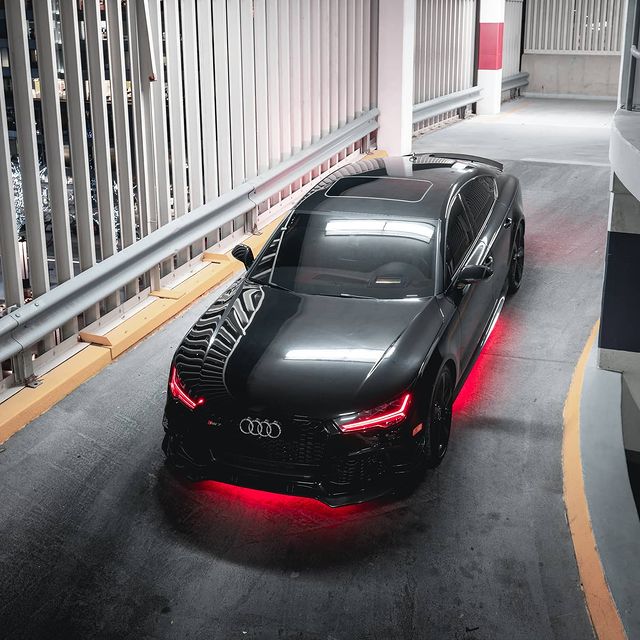 2016-2018 Audi A6/S6/RS6 RGBW Color-Chasing LED DRL Tube Kit LED headlight kit AutoLEDTech Oracle Lighting Trendz Flow Series RGBHaloKits OneUpLighting Morimoto