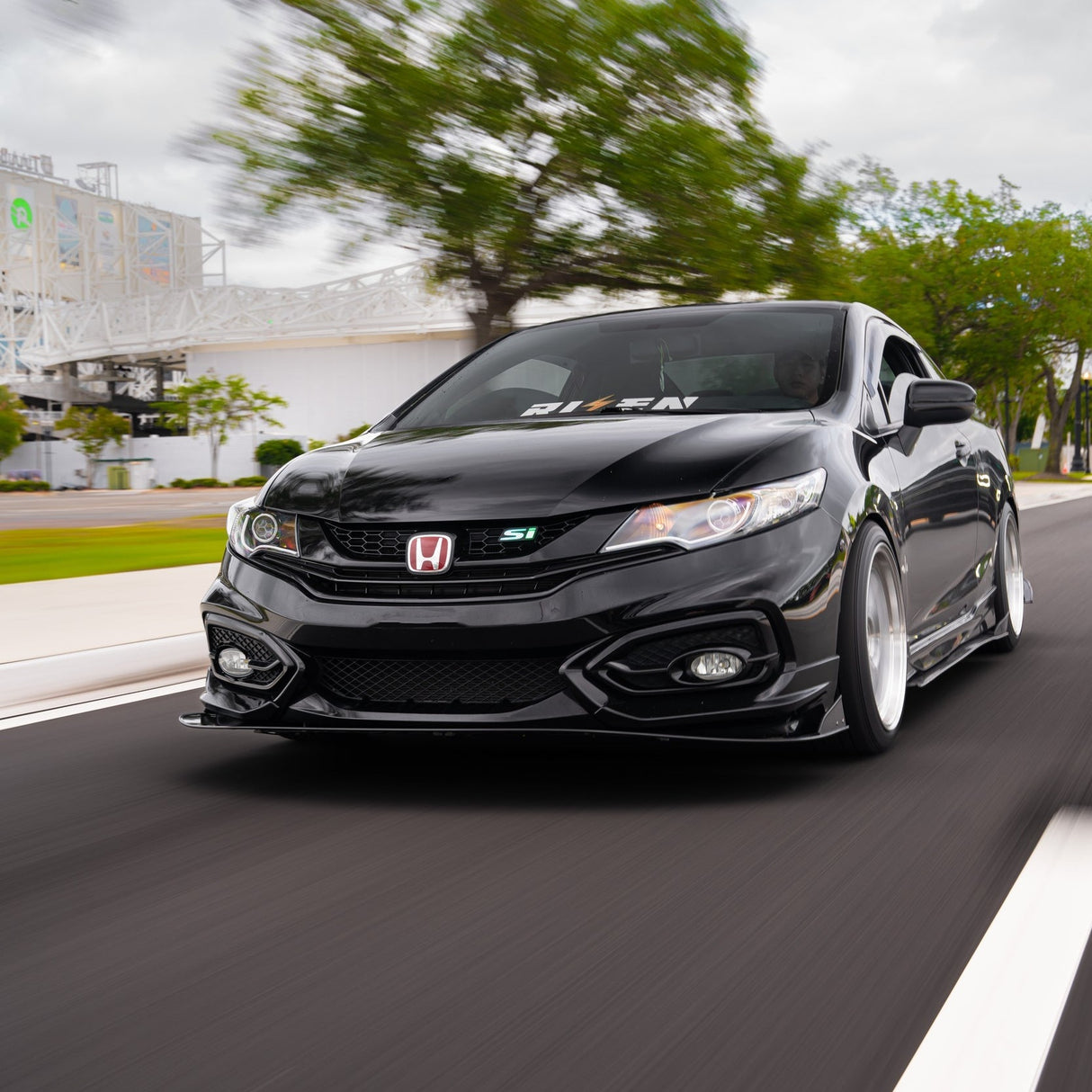 1984-2023+ Honda Civic Si RGBW Flow Series LED Badge Emblem - Lit Logos - AutoLEDTech.com