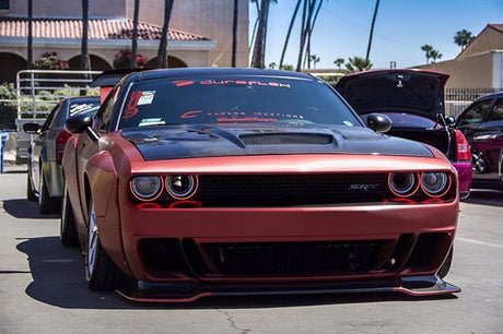 2015-2023 Dodge Challenger WATERPROOF RGBW Color-Chasing Exterior Halo Kit (Flow Series) LED headlight kit AutoLEDTech Oracle Lighting Trendz Flow Series RGBHaloKits OneUpLighting Morimoto