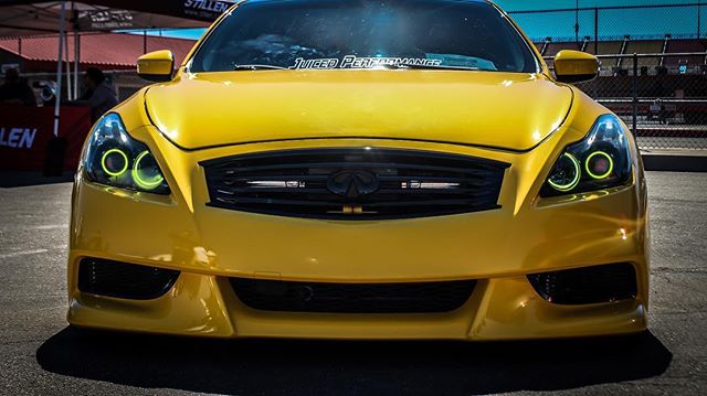 2008-2015 Infiniti G37/Q60 Coupe RGBW Color-Chasing LED Halo Prebuilt Headlights (Flow Series) LED headlight kit AutoLEDTech Oracle Lighting Trendz Flow Series RGBHaloKits OneUpLighting Morimoto