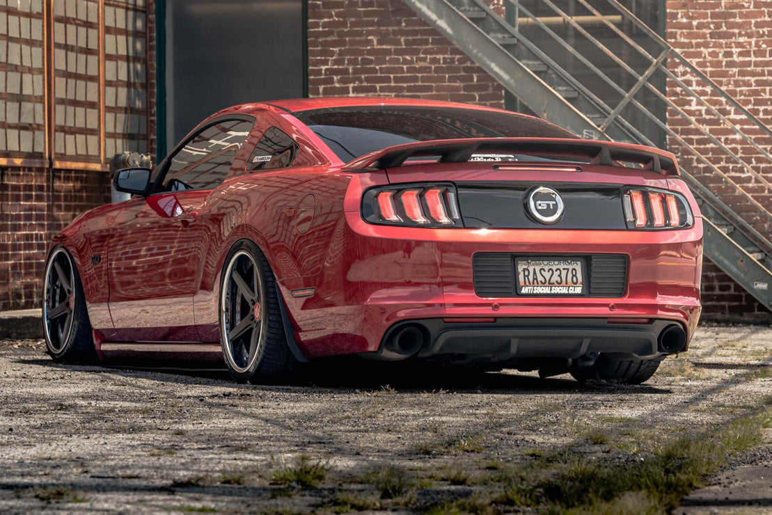 2010-2014 Ford Mustang LED DRL Projector Replacement Headlights LED headlight kit AutoLEDTech Oracle Lighting Trendz Flow Series RGBHaloKits OneUpLighting Morimoto