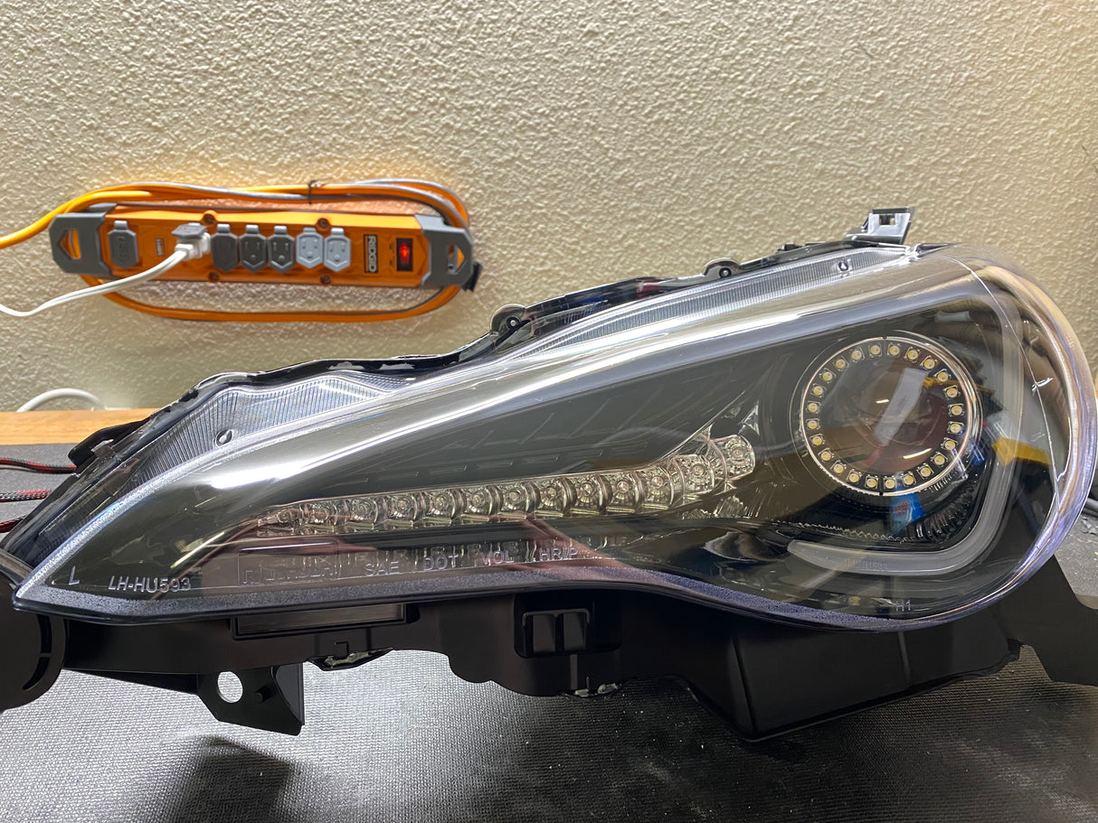 2012-2020 Toyota 86 GT86 RGBW Color-Chasing Spec-D LED Halo DRL Headlights LED headlight kit AutoLEDTech Oracle Lighting Trendz Flow Series RGBHaloKits OneUpLighting Morimoto