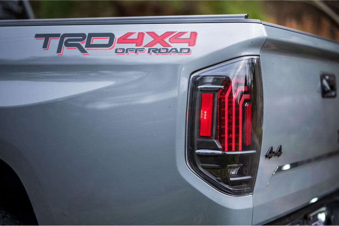 2014-2021 Toyota Tundra Red/Smoked XB LED Tail Lights - AutoLEDTech.com