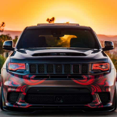 2014-2022 Jeep Grand Cherokee WK2 RGBW Flow Series LED DRL Boards - AutoLEDTech.com