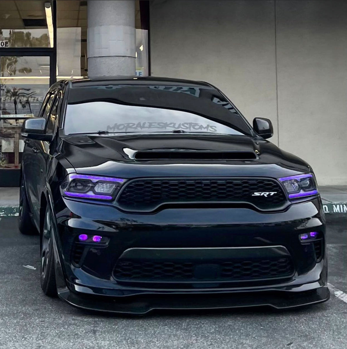 2014-2026+ Dodge Durango RGBW Flow Series LED DRL Prebuilt Headlights - AutoLEDTech.com