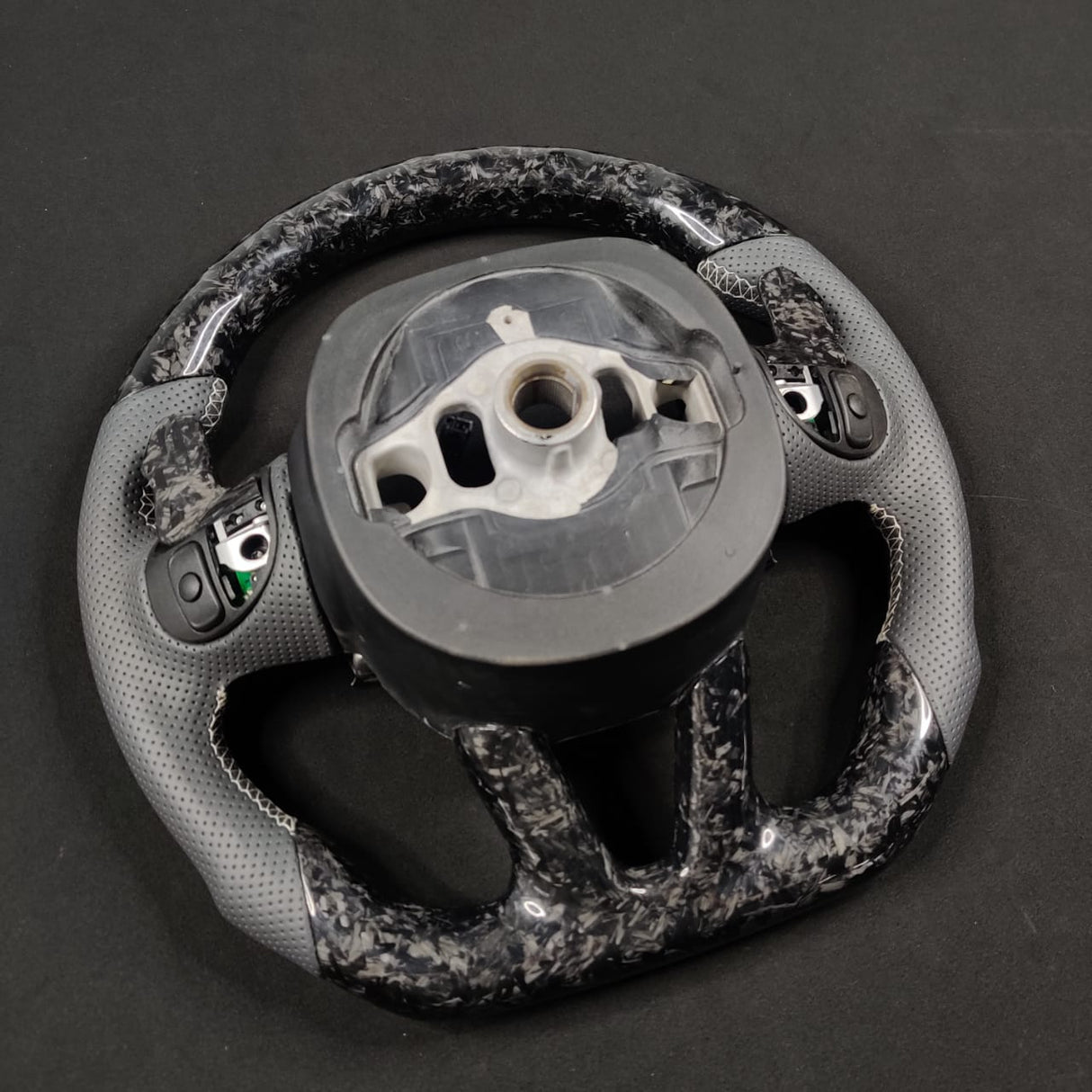2015-2023 Dodge Charger Custom Carbon Fiber Steering Wheel w/ LED RPM Display LED headlight kit AutoLEDTech Oracle Lighting Trendz Flow Series RGBHaloKits OneUpLighting Morimoto