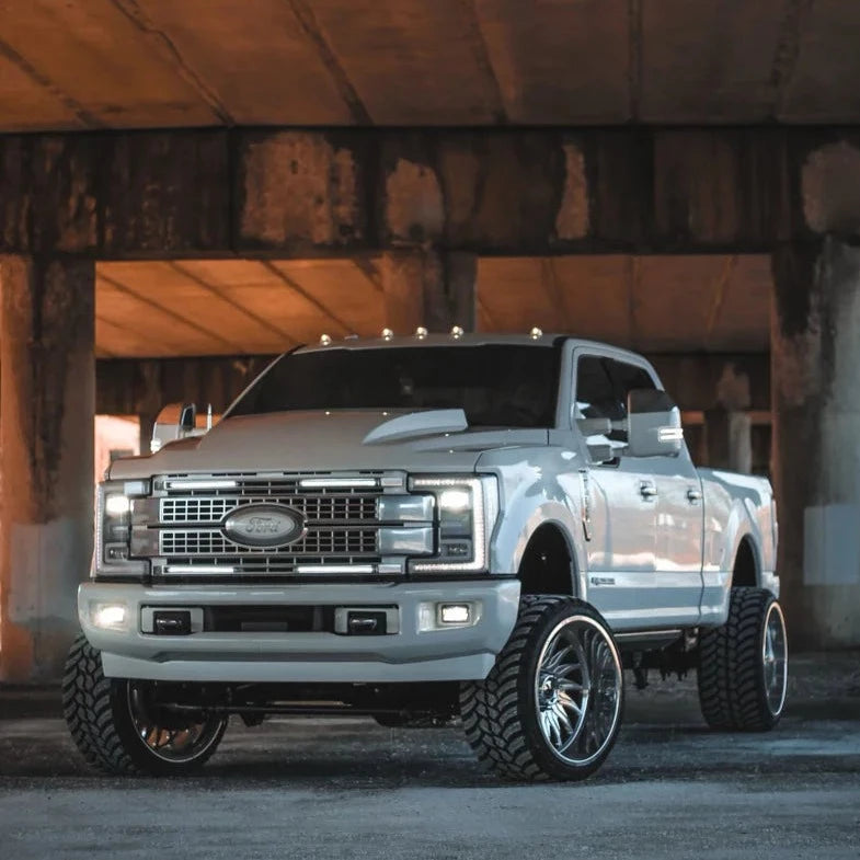 2017-2022 Ford Super Duty F250 ANIMATED SWITCHBACK LED Grill Accent Lights Kit - AutoLEDTech.com