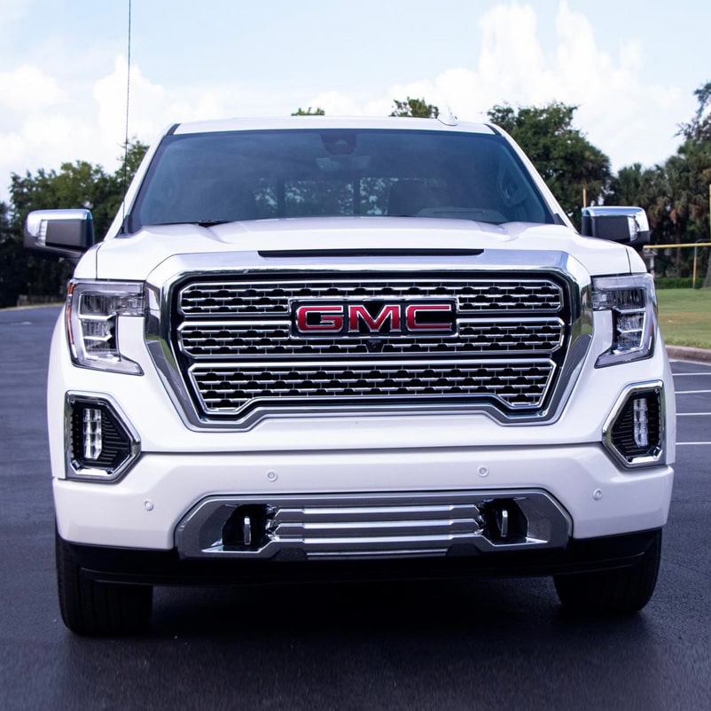 2019-2023 GMC Sierra 1500 LED Grill Accent Lights Kit | Denali AT4 LED headlight kit AutoLEDTech Oracle Lighting Trendz Flow Series RGBHaloKits OneUpLighting Morimoto