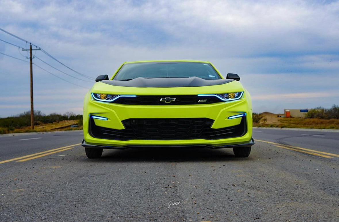 2019-2024 Chevrolet Camaro RS SS RGBW Color-Chasing LED DRL Board Tube Kit - AutoLEDTech.com