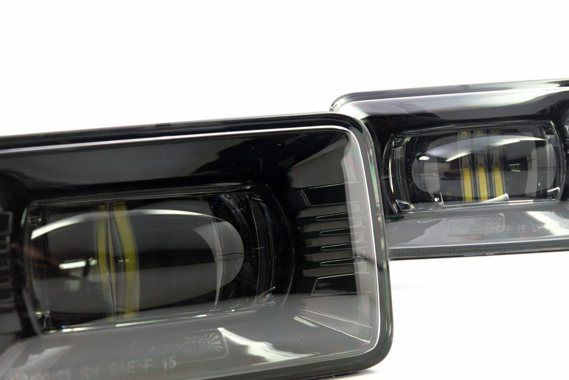2020-2022 Ford Super Duty F-250/F-350 Amber LED DRL Projector Replacement Headlights LED headlight kit AutoLEDTech Oracle Lighting Trendz Flow Series RGBHaloKits OneUpLighting Morimoto