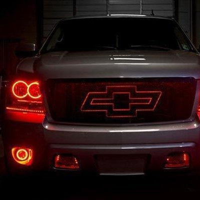 2007-2014 Chevrolet Suburban RGBW Color-Chasing LED Halo Kit LED headlight kit AutoLEDTech Oracle Lighting Trendz Flow Series RGBHaloKits OneUpLighting Morimoto