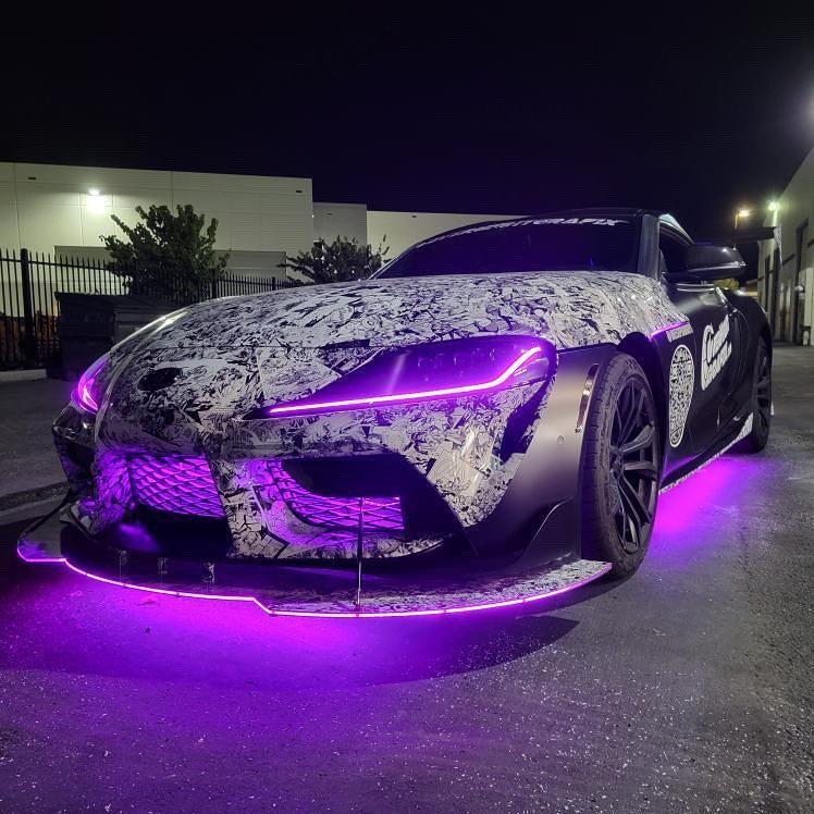 2019-2022 Toyota Supra GR MK5 RGBW +A LED DRL Boards LED headlight kit AutoLEDTech Oracle Lighting Trendz Flow Series RGBHaloKits OneUpLighting Morimoto