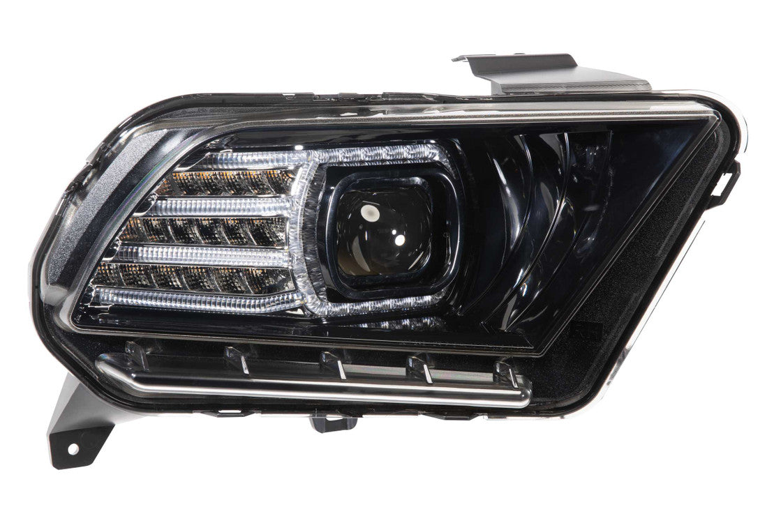 2010-2014 Ford Mustang LED DRL Projector Replacement Headlights LED headlight kit AutoLEDTech Oracle Lighting Trendz Flow Series RGBHaloKits OneUpLighting Morimoto