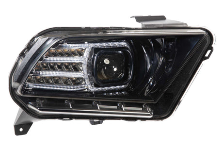 2010-2014 Ford Mustang LED DRL Projector Replacement Headlights LED headlight kit AutoLEDTech Oracle Lighting Trendz Flow Series RGBHaloKits OneUpLighting Morimoto