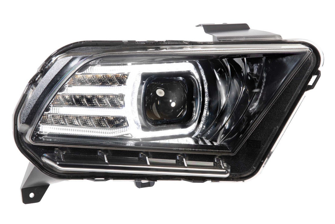 2010-2014 Ford Mustang LED DRL Projector Replacement Headlights LED headlight kit AutoLEDTech Oracle Lighting Trendz Flow Series RGBHaloKits OneUpLighting Morimoto