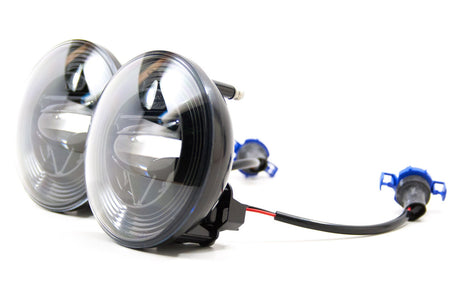 2018-2023+ Jeep Wrangler/Gladiator JL JT Bi-LED Super7 Projector Replacement Headlights - Fits all models LED headlight kit AutoLEDTech Oracle Lighting Trendz Flow Series RGBHaloKits OneUpLighting Morimoto